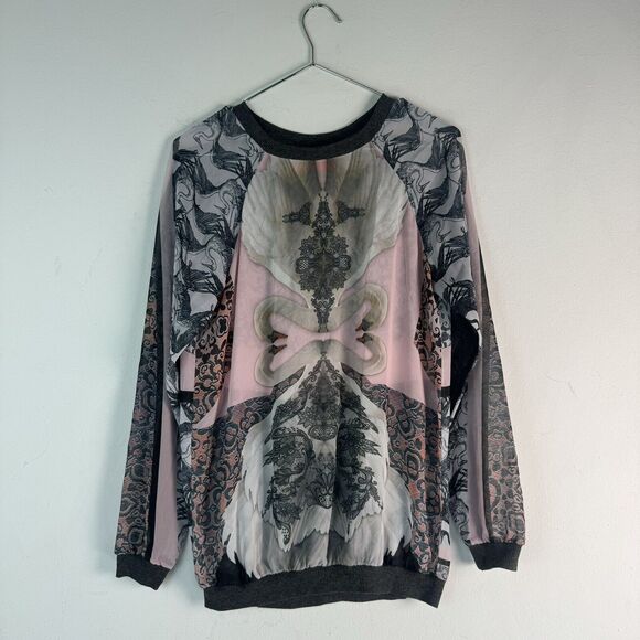 Vintage Clover Canyon USA Shear Blouse w/Long Sleeve Women’s - Picture 1 of 11